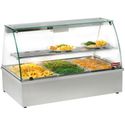 Warmvitrine | Bain-marie | Panoramisch | 3x GN1/1 | VBE-311 | Diamond