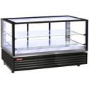 Diamond Warmte vitrine EN of GN, Geforceerd, 2 niv., ZWART | VHDG-B1