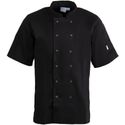 Whites Vegas Koksbuis Korte Mouw Zwart - Whites Chefs Clothing A439-3XL
