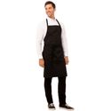 Chef Works halterschort zwart | A924