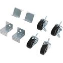 Polar AJ542 Standaard & Wielen met Beugels en Rem (4 Stuks)