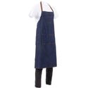 Lang schort | indigo | Chef Works - Urban | B341