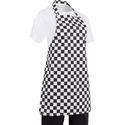 Whites kinderschort zwart-wit geruit | B357
