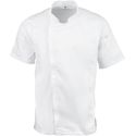 Chef Works Springfield unisex koksbuis met rits wit M | B471-M