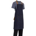 Whites Southside Halterschort Blauw Denim, Whites Chefs Clothing B980
