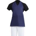 Whites Halterschort Met V-Hals en zak | Donkerblauw | BB137