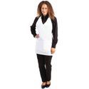 Whites Halterschort Met V-Hals en zak | Wit | BB138
