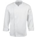 Chef Works Urban Hartford unisex koksbuis met rits lange mouw wit S | BB264-S