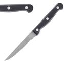 Olympia steakmessen | rvs & zwart heft | 21,5cm | C134