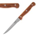 Olympia steakmessen | rvs & houten heft | 21,5cm | C136