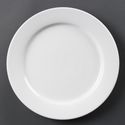 Olympia Whiteware borden met brede rand 28cm | CB482