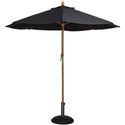 Bolero ronde zwarte parasol 2,5 meter | CB514