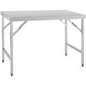Inklapbare Rvs Werktafel | 120cm | Vogue | CB905