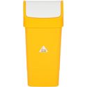 Afvalbak met schommeldeksel | geel | Scott Young | CC080