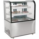 Gekoelde vitrine staand | Gebogen glas | 270 liter | G-serie | Polar CG841