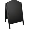 Olympia stoepbord met zwart metalen frame | CL009