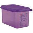 Araven | GN1/4 siliconen allergenen voedseldoos met deksel | 4,3 liter| CM787