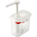 Araven sausdispenser GN 1/9 transparant 1,5ltr |  CR821