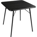 Bolero vierkante stalen tafel zwart 70cm | CS731