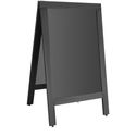 Olympia Stoepplank Zwart Houten Frame 500x850mm - CU992