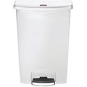 Rubbermaid Slim Jim Front Step pedaalemmer 90ltr wit - CW594