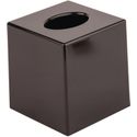 Zwarte vierkante tissue box | DA603