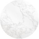 Rond Bolero Tafelblad met Wit Marmereffect 600 mm - DC300