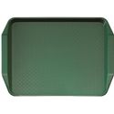 Cambro polypropyleen fastfood dienblad met handvatten groen 43x30cm | DE316
