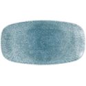 Churchill Raku Topaz Blue Chefs Ovaal Bord 35.2 X 18.7 cm Pak van 6 - DE880