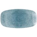 Churchill Raku Topaz Blue Chefs Ovaal Bord 29.8 X 15.2 cm Pak van 12 - DE881