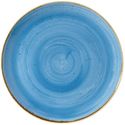Churchill Stonecast Cornflower Blue Coupe Bord 28.8 cm Pak van 12 - DF764