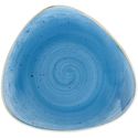 Churchill Stonecast Cornflower Blue Driehoekig Bord 19.2 cm Pak van 12 - DF771