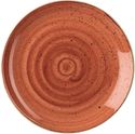 Churchill Stonecast Spiced Orange Evolve Coupe Bord 26 cm Pak van 12 - DK536