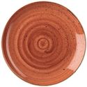 Churchill Stonecast Spiced Orange Evolve Coupe Bord 16.5 cm Pak van 12 - DK538
