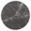 Bolero Rond Tafelblad van Glasvezel Donker Granieteffect 580 Mm - DL487