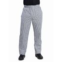Whites Vegas unisex koksbroek zwart-wit geruit XXL | DL712-XXL