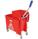 Jantex rolemmer met wringer rood 20ltr | DL912