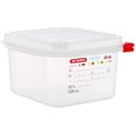Araven | GN1/6 voedseldoos met deksel | 1,7 liter| DL980