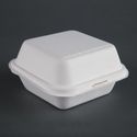 Fiesta Green composteerbare bagasse hamburgerbakjes 14,9cm | DW247