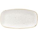 Churchill Stonecast Barley White Chefs Ovaal Bord 35.2 X 18.7 cm Pak van 6 - DW321