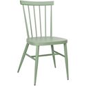 Bolero Windsor Aluminium Groene Stoelen (4 Stuks) - DX687