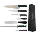 Victorinox 7-delige messenset met 21,5cm koksmes en foudraal | F221