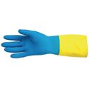 MAPA Alto 405 waterdichte heavy-duty werkhandschoenen blauw en geel