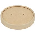 Colpac deksels voor magnetronbestendige kraft soepkommen recyclebaar 225ml en 350ml | FA367