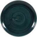 Churchill Stonecast Patina Rustic Teal Evolve Coupe Bord 28.6 cm Pak van 12 - FA591