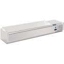 Polar G-serie opzetkoelvitrine met deksel 7x GN 1/4 | FA855
