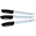Puracycle gifvrije permanentmarkers zwart | FB284