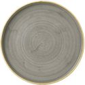 Churchill Stonecast Grey Bord met Opstaande Rand 25.9 cm Pak van 6 - FC163