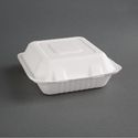 Fiesta Green Composteerbare Bagasse Voedseldozen 3 Compartimenten (200 Stuks), Fiesta Green FC526