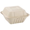 Fiesta Green Composteerbare Bagasse Hamburgerdoosjes 152mm (500 Stuks), Fiesta Green FC542